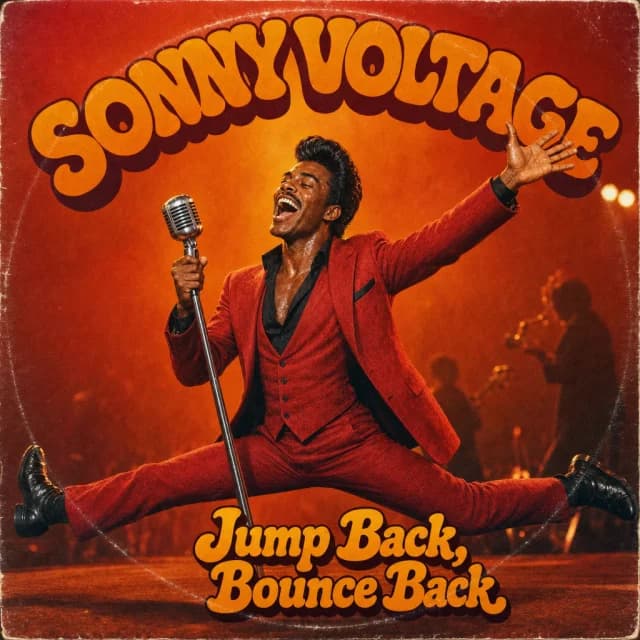 Zurückspringen, Zurückfedern von Sonny Voltage — Album-Cover