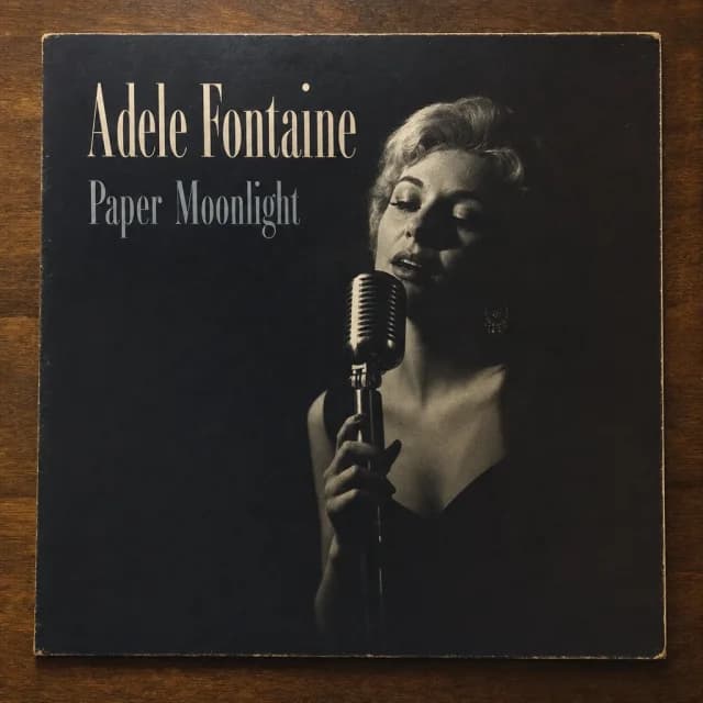 Paper Moonlight von Adele Fontaine — Album-Cover