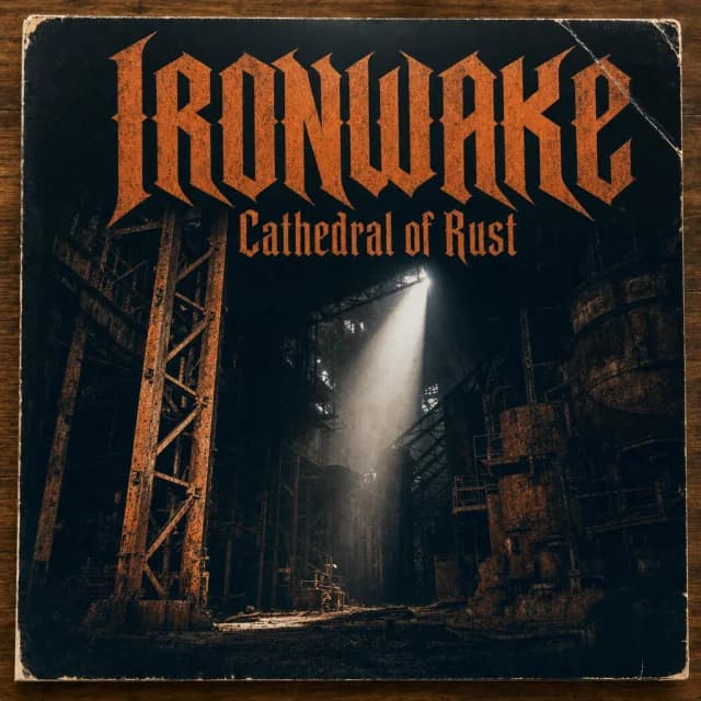 Καθεδρικός της Σκουριάς από Ironwake — εξώφυλλο άλμπουμ